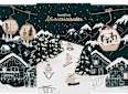 Adventskalender 2026 Winterlandschaft Jean&Len