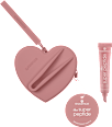 Set the super peptide glossy lip treatment balzam za usne + torbica u obliku srca essence
