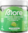 Kreatin+ Gummies 30 St, Grüner Apfel Geschmack More Nutrition
