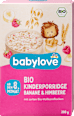 bio ovesná kaše s příchutí banánu a malin babylove