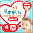 Hlačne plenice velikost 4 (9-15 kg) Pampers Premium Care