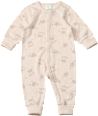 Schlafanzug aus Wolle mit Schaf-Muster, beige, Gr. 74/80 ALANA