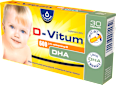 Suplement diety D-Vitum DHA 600 j.m., kapsułki twist-off OLEOFARM