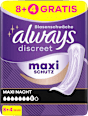 discreet Einlagen Inkontinenz Maxi Nacht always