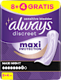 discreet Einlagen Inkontinenz Maxi Nacht always