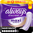 discreet Einlagen Inkontinenz Maxi Nacht always