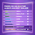discreet Einlagen Inkontinenz Maxi Tag always