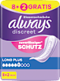 discreet Einlagen Inkontinenz Long Plus always