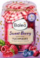textilní pleťová maska Sweet Berry Balea
