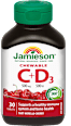 Cmúľacie tablety vitamín C + D3 Jamieson