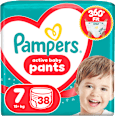 Hlačne plenice 360°, velikost 7 (15+ kg) Pampers active baby