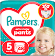 Hlačne plenice 360°, velikost 5 (11-17 kg) Pampers active baby