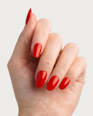 Künstliche Nägel, Soft Gel Press Ons Rose Red Medium Round Doonails