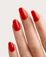 Künstliche Nägel Press Ons Medium Round Rose Red Doonails