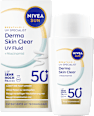Sonnenfluid Gesicht derma skin clear UV Fluid mit Niacinamid, LSF 50+  NIVEA SUN