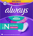 Slipeinlagen Daily Fresh Normal mit Frischeduft, Big Pack always