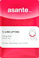 Liftingová textilná maska na bradu V-Line  ASANTE