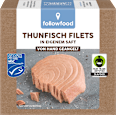 Thunfisch Filets, in eigenem Saft, MSC Zertifizierung followfood