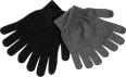 Handschuhe schwarz/grau (2 Paar) PURSET