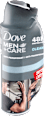antiperspirant sprej Clean Comfort + holicí strojek Dove Men+Care