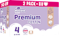 double care Premium Cotton pelene za bebe vel. 4 (8 - 14 kg) Violeta