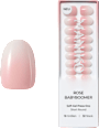Künstliche Nägel Press Ons Short Round Rose Babyboomer Maniko