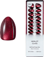 Künstliche Nägel Press Ons Short Almond Merlot Glass Maniko