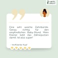 Fingerzahnbürste Naturkautschuk Grünspecht
