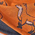 Loop Schal Pro Climate mit Fuchs-Muster, braun ALANA