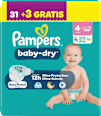 Windeln baby-dry Gr. 4 (9-14 kg) Pampers baby-dry