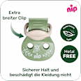 Schnullerband creme Nip