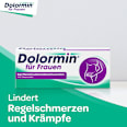 Dolormin für Frauen bei Menstruationsbeschwerden mit 250 mg Naproxen, Tabletten  Dolormin