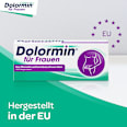 Dolormin für Frauen bei Menstruationsbeschwerden mit 250 mg Naproxen Tabletten  Dolormin