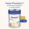 pokračovací mléčná kojenecká výživa Premium HMO 2,  6m Sunar