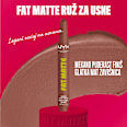 FAT MATTE karmin za usne -  08 Toasty Taupe NYX PROFESSIONAL MAKEUP