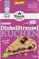 Backmischung Dinkel Streuselkuchen, demeter Bauck Mühle