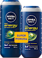 Gel za tuširanje energy, duopack (500 ml + 250 ml) NIVEA MEN