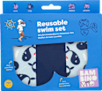 Wiederverwendbares Schwimm-Set Wal 1-2 Jahre Bambino Mio