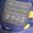 Regenjacke mit Fleece-Futter & Punkte-Muster, blau, Gr. 86/92 PUSBLU