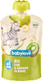 Bio sadni pripravek iz kivija in banane s hruško, od dopolnjenega 1. leta babylove