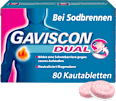 GAVISCON Dual 250 mg, 106,5 mg, 187,5 mg Kautabletten GAVISCON