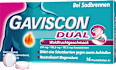 GAVISCON Dual Waldfrucht 250 mg, 106,5 mg, 187,5 mg Kautabletten GAVISCON