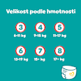 plenkové kalhotky, velikost 7 Pampers active baby