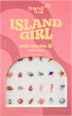 Nagelsticker Island Girl, 3D Coral Collection trend !t up