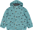 Regenjacke mit Waschbär-Muster, blau, Gr. 110/116 Mikk-Line