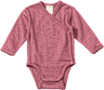 Wickelbody aus Bio-Wolle und Seide, roas, Gr. 50/56 ALANA