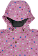 Regenjacke mit Punkte-Muster, lila, Gr. 122/128 Mikk-Line