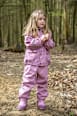 Regenjacke mit Punkte-Muster, lila, Gr. 122/128 Mikk-Line