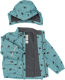 Regenjacke mit Waschbär-Muster, blau, Gr. 110/116 Mikk-Line