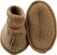 Schuhe mit Merinowolle, gold, Gr. 62/68 Mikk-Line